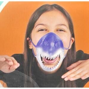 Shark Nose Costume Mouth Snout Adult or Childs Halloween Animal Mask